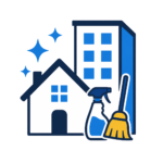 house and apartment cleaning icon